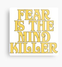 Dune Sticker - Fear is the mind-killer Metal Print