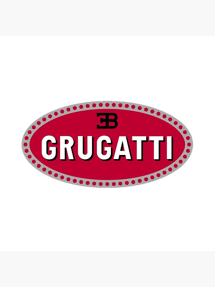 Coussin « Grugatti Logo », par Grugatti | Redbubble