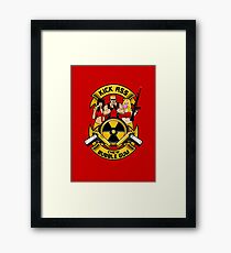 Kick ass! Chew bubble gum! Framed Print