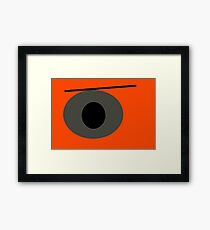 Angry Eye Framed Print