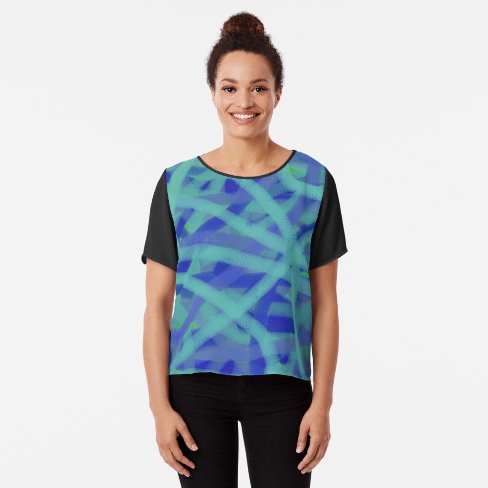 Sea Chiffon Top