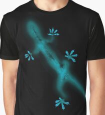 Camiseta gráfica Blue Gecko