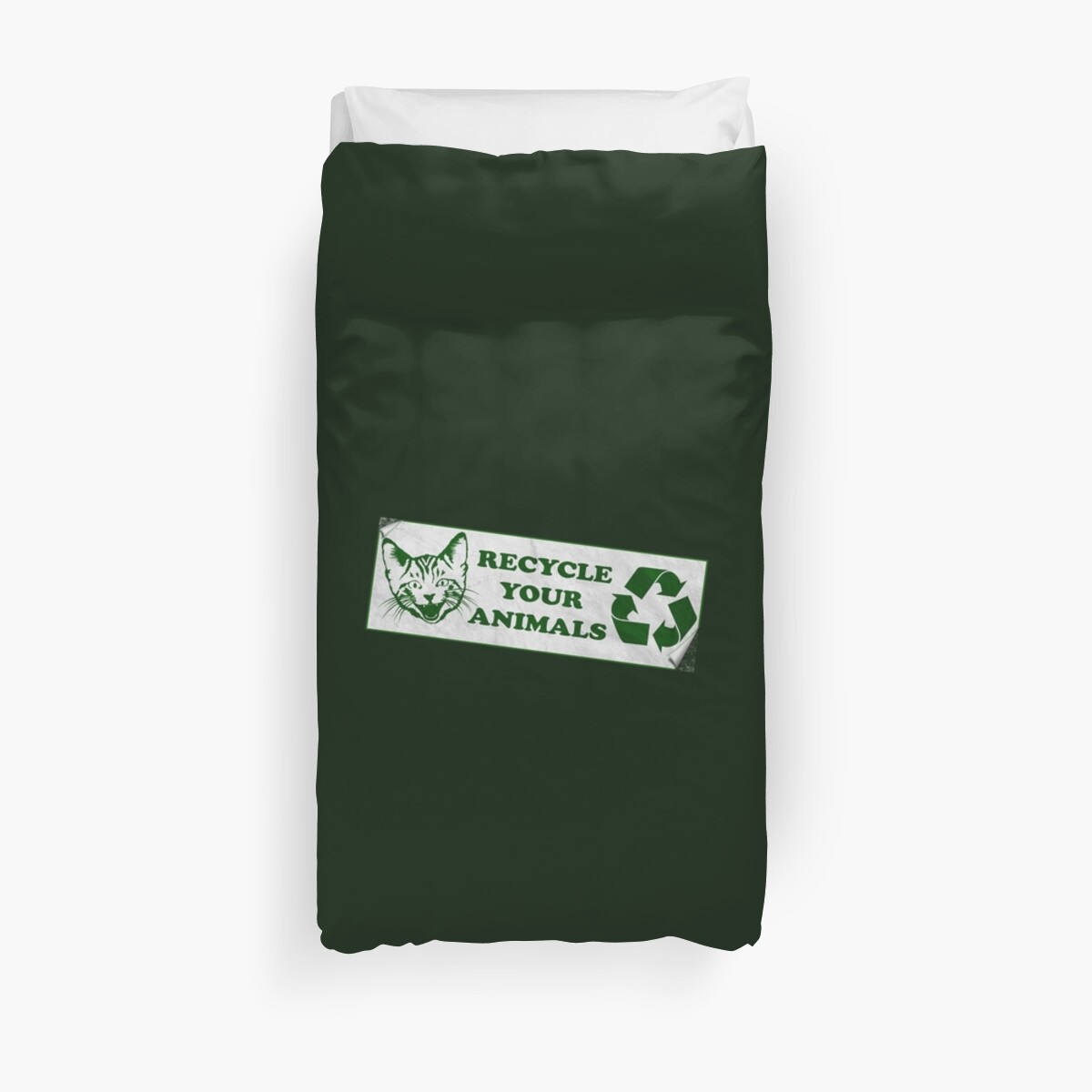 Recycle Your Animals Fight Club Duvet Cover By Revolutiongfx
