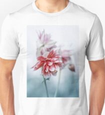 Red columbine flowers Unisex T-Shirt