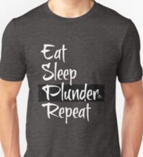 Sea of Thieves - Eat Sleep Plunder Repeat Unisex T-Shirt