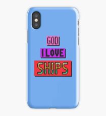 God I Love Ships iPhone Case