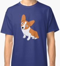 Cute Corgi is a happy dog Classic T-Shirt