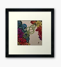 Tendrils Zentangle 311 Framed Print