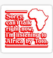 Africa by Toto Sticker