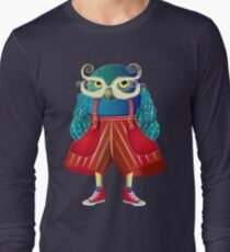 My Owl Red Pants Long Sleeve T-Shirt