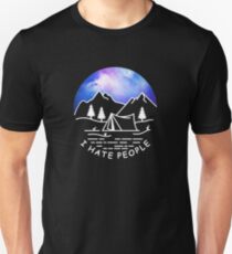 I love Camping Hate People Unisex T-Shirt