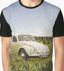 White Beetle Graphic T-Shirt
