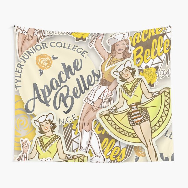 Apache Belle Logos Tapestry