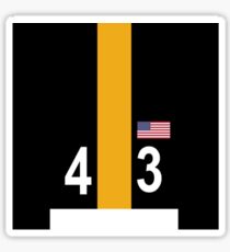 Steelers Helmet Sticker