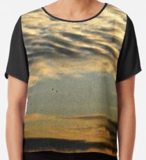 Herringbone sunset Chiffon Top