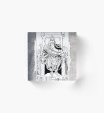 Tarot / The Emperor / Rider Waite Acrylic Block