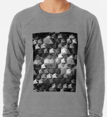 AS THE CURTAIN FALLS (MONOCHROME) Lightweight Sweatshirt
