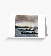 Whitstable Sunset Painting Greeting Card