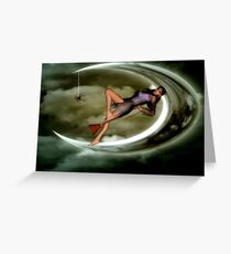 bewitched pose Greeting Card