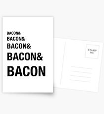 Funny Bacon Ampersands Shirt Humor Nerdy Postcards