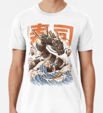 Großer Sushi-Drache Männer Premium T-Shirts