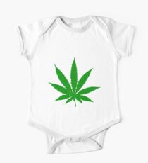 Cannabis Leaf One Piece - Short Sleeve