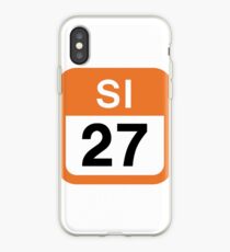 SI-27 Higashi-Hanno Station, Seibu Ikebukuro Line (SI) | Tokyo Japan Transit Icons iPhone-Hülle & Cover