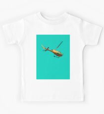 Yellow helicopter Kids Tee