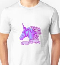 Be magical. Unicron head with flowers Unisex T-Shirt