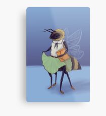 Preppy Bee Metal Print