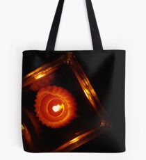 Candle in Red Tote Bag