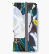 White Magnolia Flower iPhone Wallet/Case/Skin
