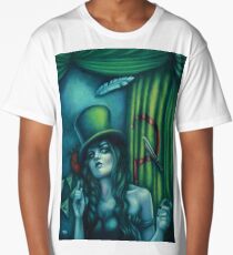 Judgement - Juggling Circus Woman in Top Hat Long T-Shirt