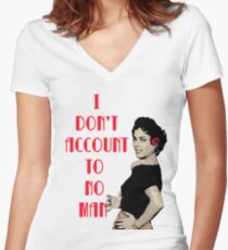 Carmen Jones (1952) Women's Fitted V-Neck T-Shirt