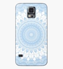 Baby Blau Boho Mandala Hülle & Klebefolie für Samsung Galaxy