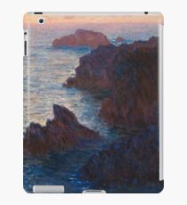 Rocks at Belle-lle, Port-Domois by Claude Monet iPad Case/Skin