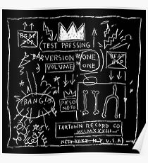 Póster JEAN MICHEL BASQUIAT BEAT BOP ÁLBUM FAN ART.