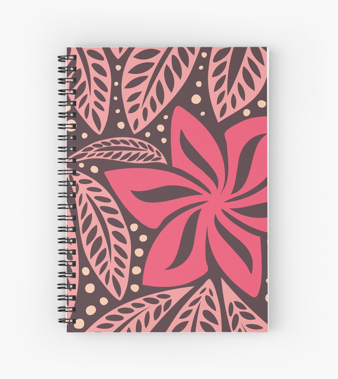 Polynesian Hawaiian Big Flower Pink Aubergine Floral Tattoo Design Spiral Notebook By Ayeletf Redbubble,What Do Horses Eat