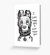 Spots Isle of Dogs Greeting Card