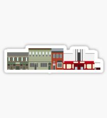 Uptown Oxford Streetscape Sticker