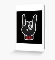 Rock Horns - ROCK! Greeting Card