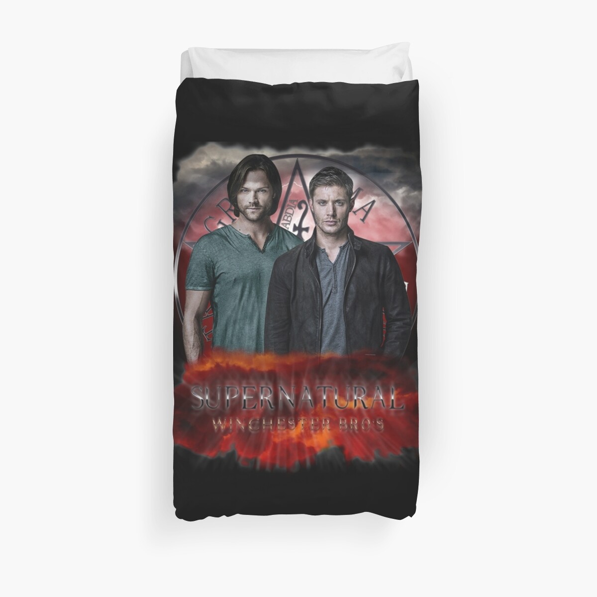 Supernatural Winchester Bros Duvet Cover By Ratherkool Redbubble