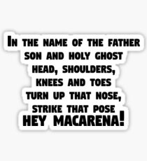 Hey Macarena! Bo burnham Sticker