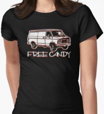 Free Candy Van Women's Fitted T-Shirt