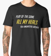 Healer Support Mains (Salty) Men's Premium T-Shirt