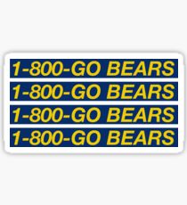 1-800-GOBEARS Sticker