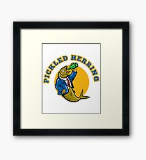 Pickeled Herring Framed Print