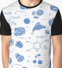 Seamless pattern with foods rich in vitamin B6. Graphic T-Shirt