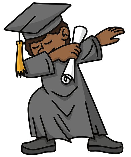 Download "Black boy student dab dabbing graduation school" Poster by LaundryFactory | Redbubble