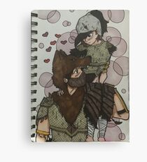 Wolf und Vogel Leinwanddruck
